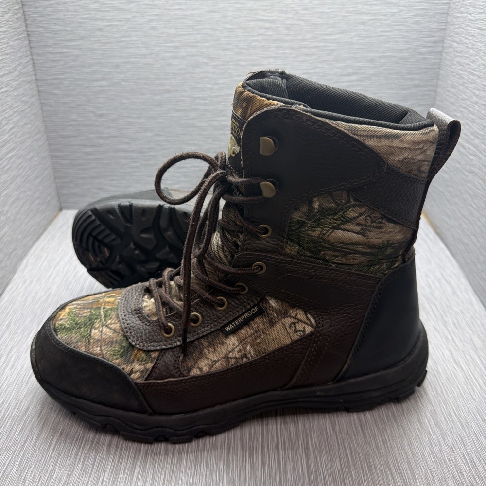 Herman Survivors Hunting Boots Mens 9 Waterproof 400G Thinsulate Mossy Oak Camo